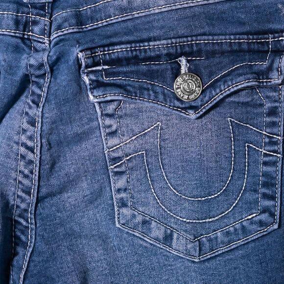 True Religion Jeans Women's Blue Skinny Stretch High Rise Medium Wash Halle 26 - Picture 11 of 11